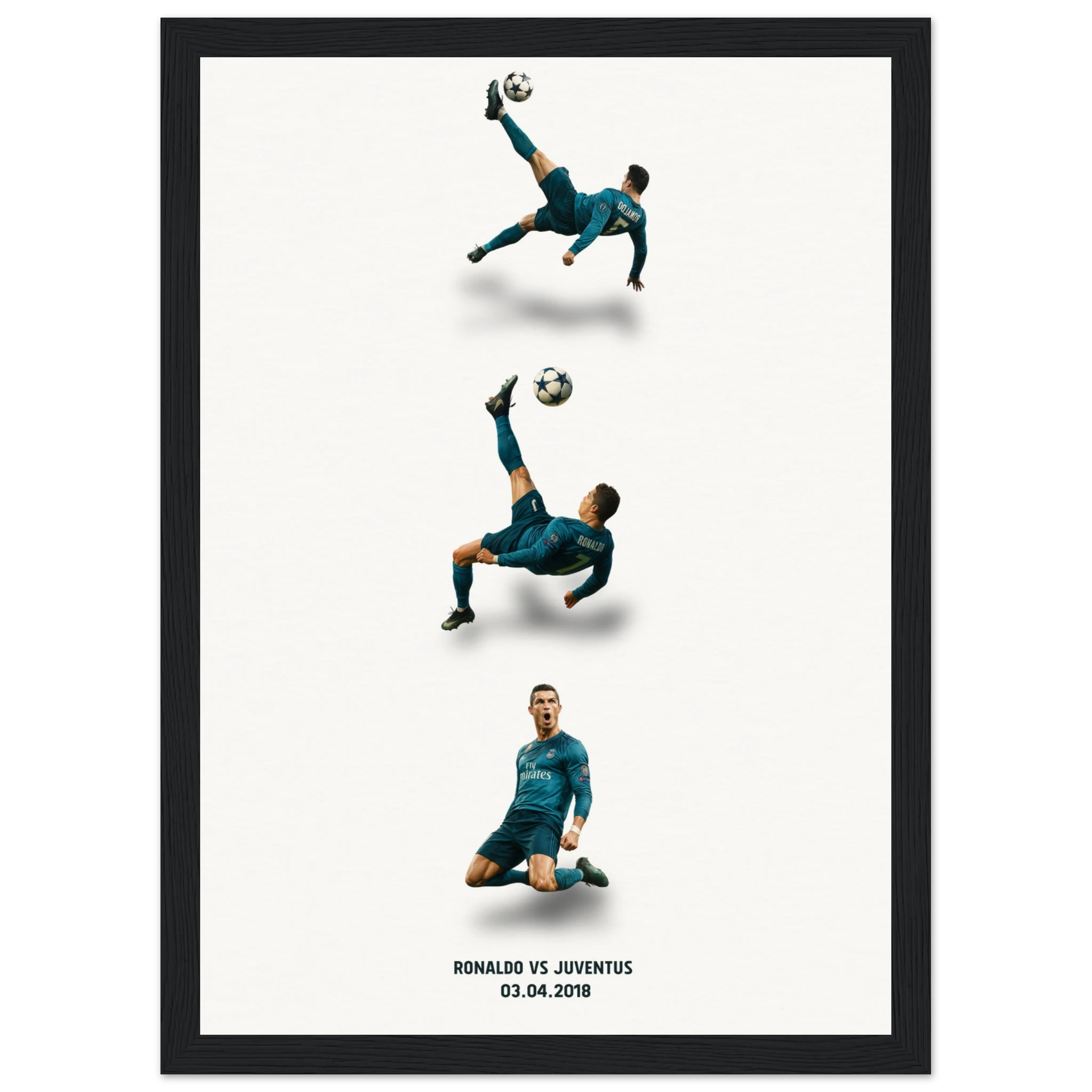 Cristiano Ronaldo Overhead Kick Poster – Iconic Goal vs Juventus 2018