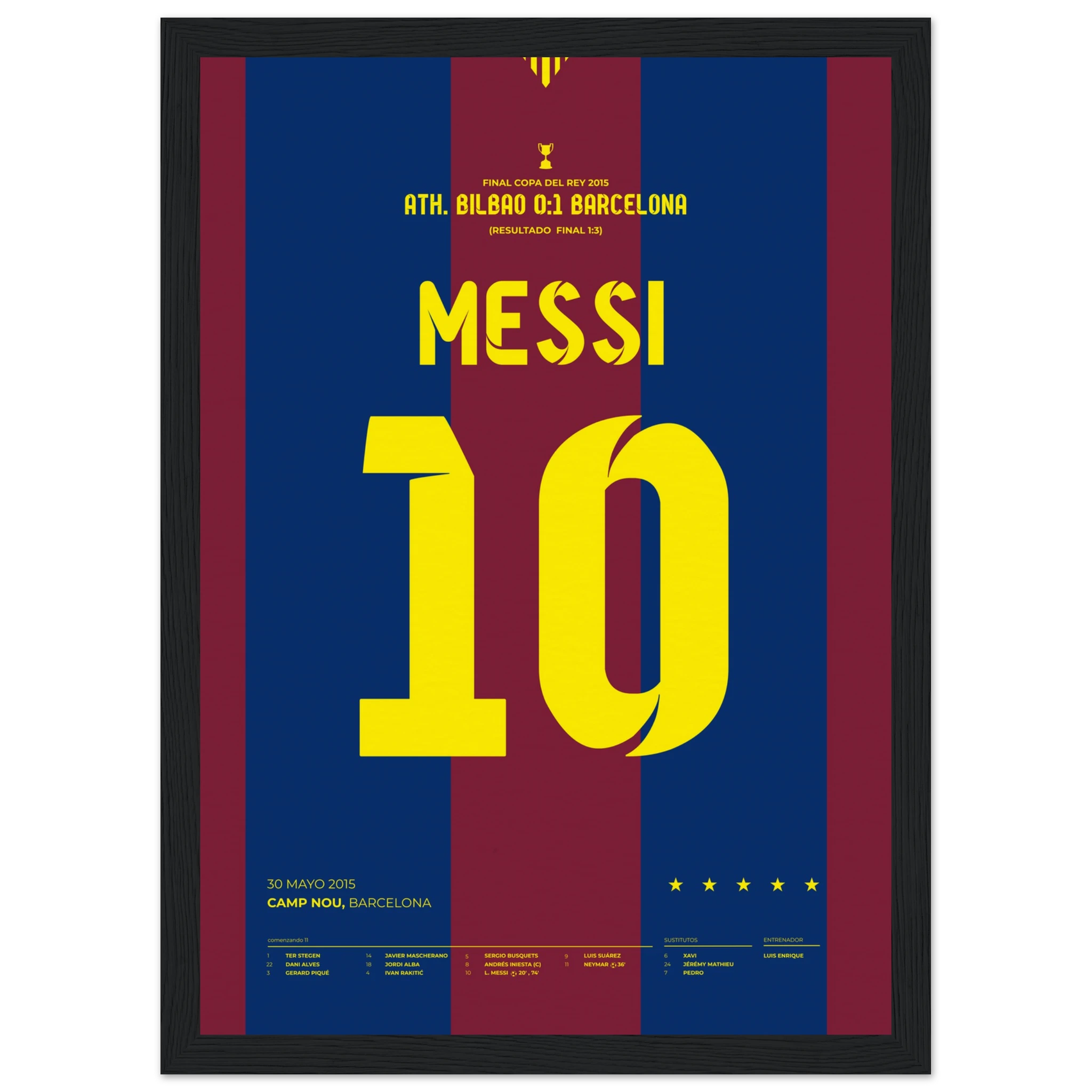 Messi’s jaw dropping solo goal against Athletic Bilbao (Jersey edition)